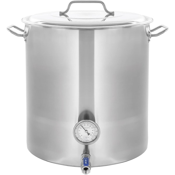 Concord Stainless Steel Home Brew Kettle Set, 120 Quart/ 30 Gal S5548S-BK - main
